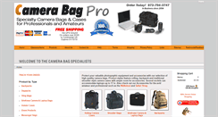Desktop Screenshot of camerabagpro.com